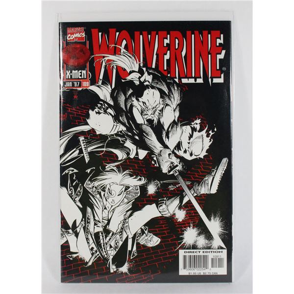 #982 MARVEL COMICS WOLVERINE # 109 JANUARY 1997