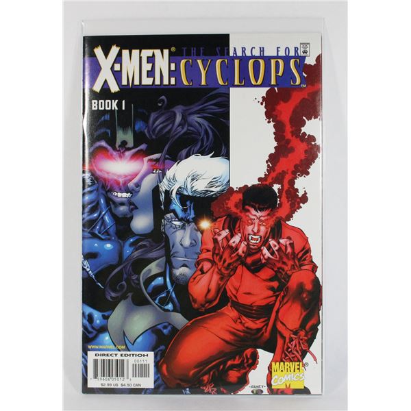 #984 MARVEL COMICS X-MEN THE SEARCH FOR CYCLOPS #1