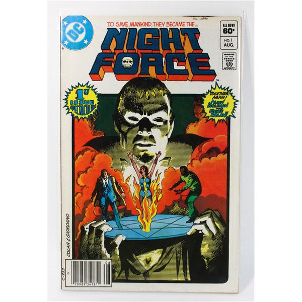 #1024 DC COMICS NIGHT FORCE #1 AUGUST 1982