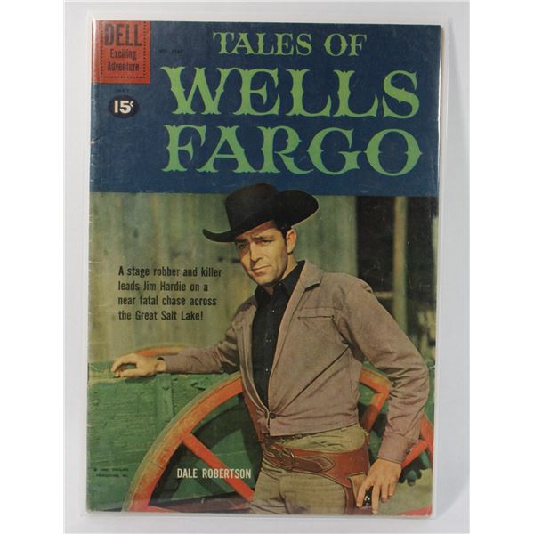 #1040 DELL COMICS TALES OF WELLS FARGO #1167 1961