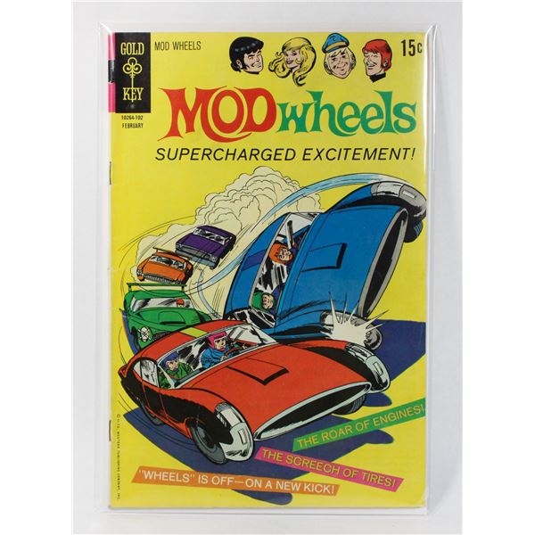 #1047 GOLD KEY COMICS MOD WHEELS #2 FEBRUARY 1971