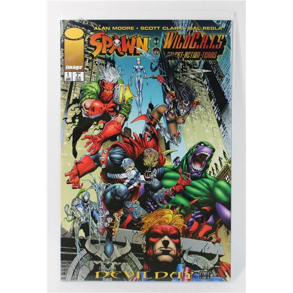 #1066 IDW COMICS SPAWN WILDCATS #1 JANUARY 1996