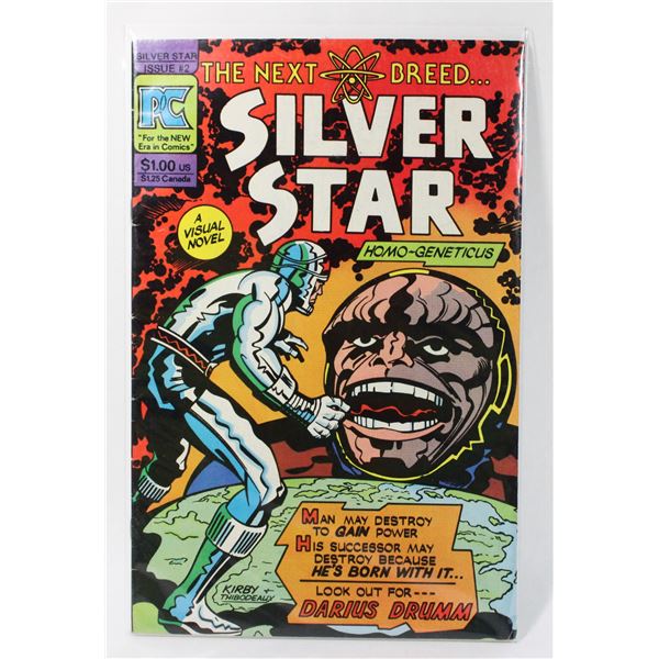 #1071 PC COMICS SILVER STAR #2 APRIL 1983