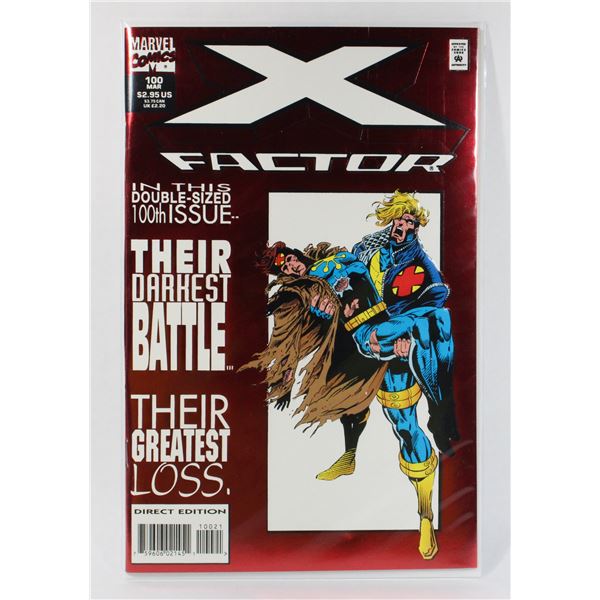 #1089 MARVEL COMICS X FACTOR #100 MARCH  1994 FOIL