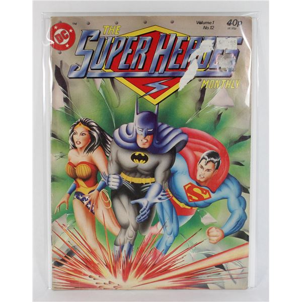 #1093 DC THE SUPER HEROS MONTHLY BRITISH MAGAZINE