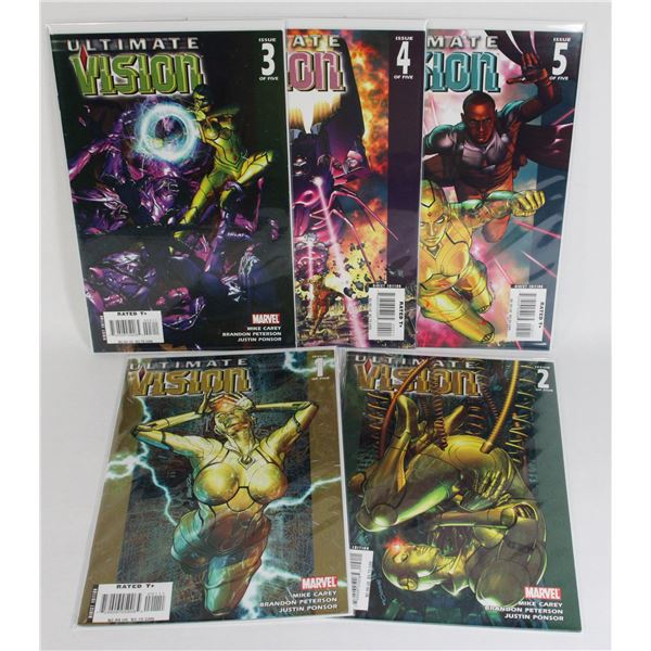 #1109 MARVEL COMICS ULTIMATE VISION #1-#5 DEC 2006