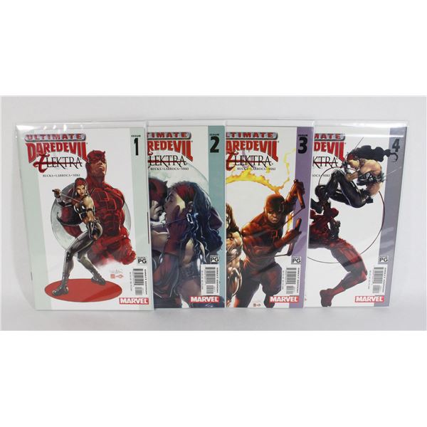 #1110 MARVEL ULTIMATE DAREDEVIL ELEKTRA #1-#4 2002