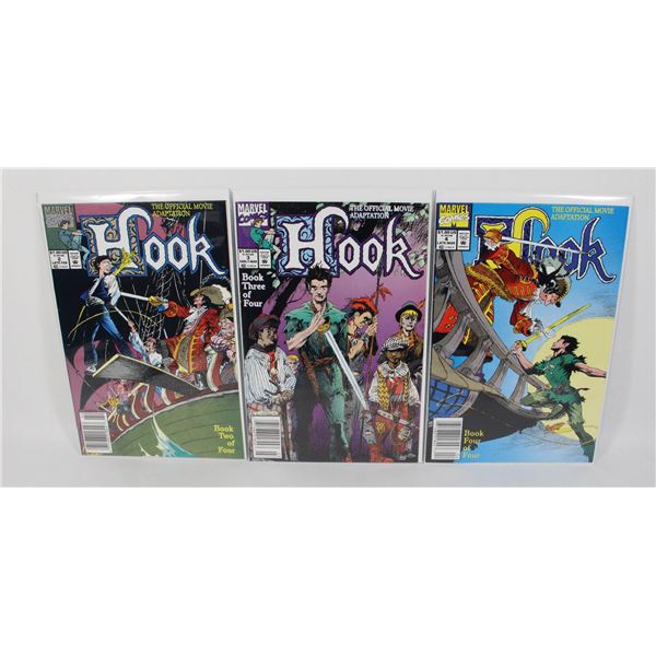 #1120 MARVEL COMICS HOOK #2-#4 FEBRURAY 1992