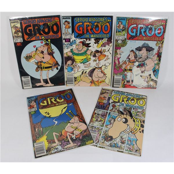 #1124 MARVEL COMICS SERGIO ARAGONES GROO #38-#42