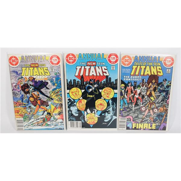 #1132 DC COMICS NEW TEEN TITANS ANNUAL #1-#2 W/
