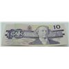 Image 1 : #19E 1989 CANADA $10 TEN DOLLAR BILL QE II