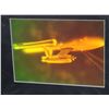 Image 3 : #435A STAR TREK HOLOGRAM FRAMED USS ENTERPRISE