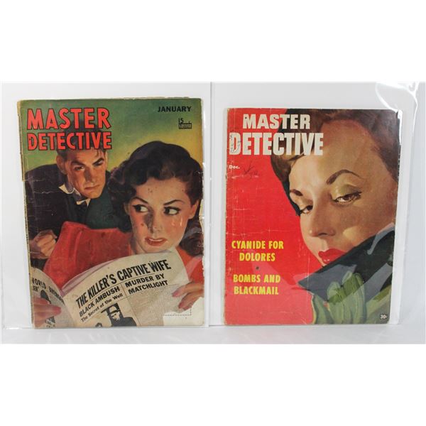 WW2 MASTER DETECTIVE MAGAZINE JANUARY 1941, AND