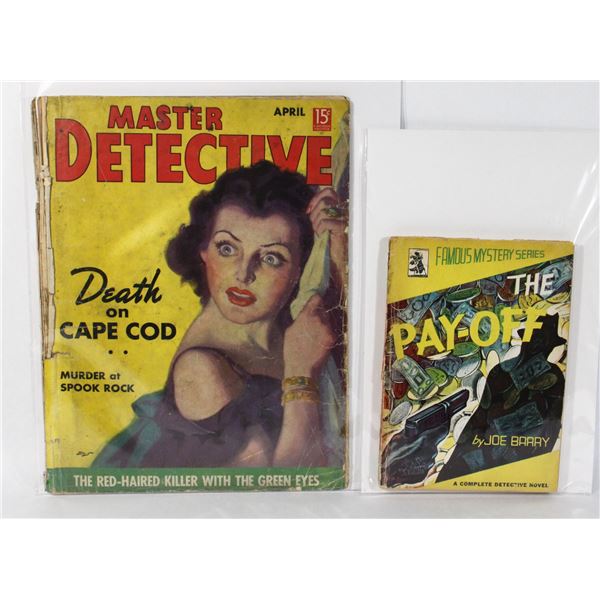 THE PAYOFF FAMOUS MYSTERY SERIES BOOK 1943, AND