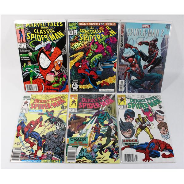LOT OF MARVEL SPIDER MAN COMICS INCLUDING