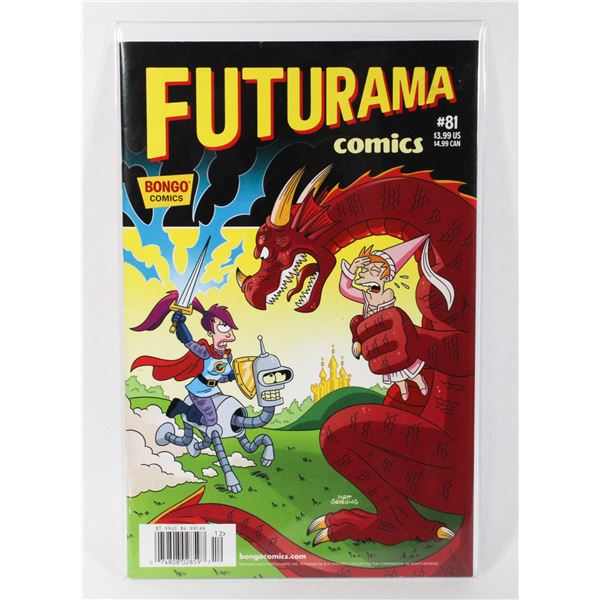 BONGO COMICS FUTURAMA #81 2016 LAST ISSUE