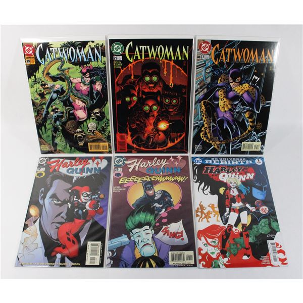 DC COMICS INCLUDING CATWOMAN 37 HARLEY QUINN 1