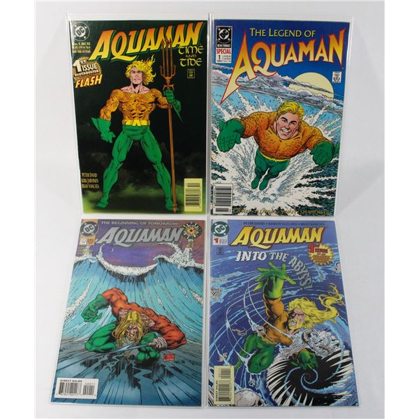 LOT OF ASSORTED AQUAMAN DC COMICS