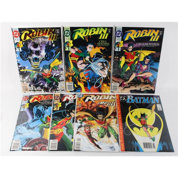 LOT OF ROBIN THEMED DC COMICS