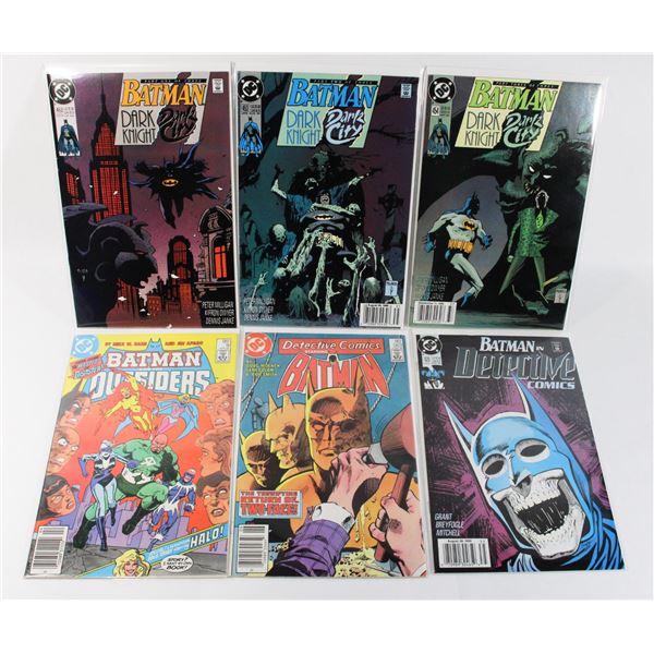 LOT OF BATMAN THEMED DC COMICS