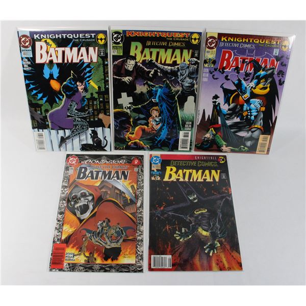 LOT OF BATMAN THEMED DC COMICS