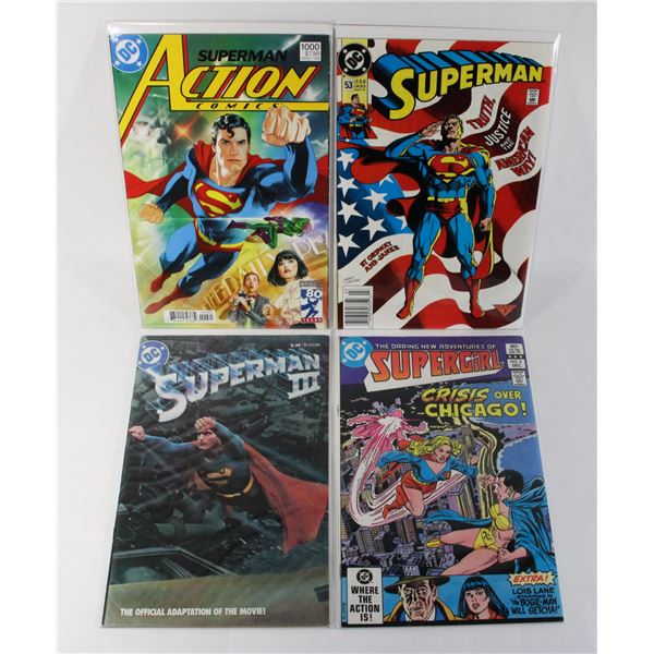 LOT OF SUPERMAN THEME DC COMICS