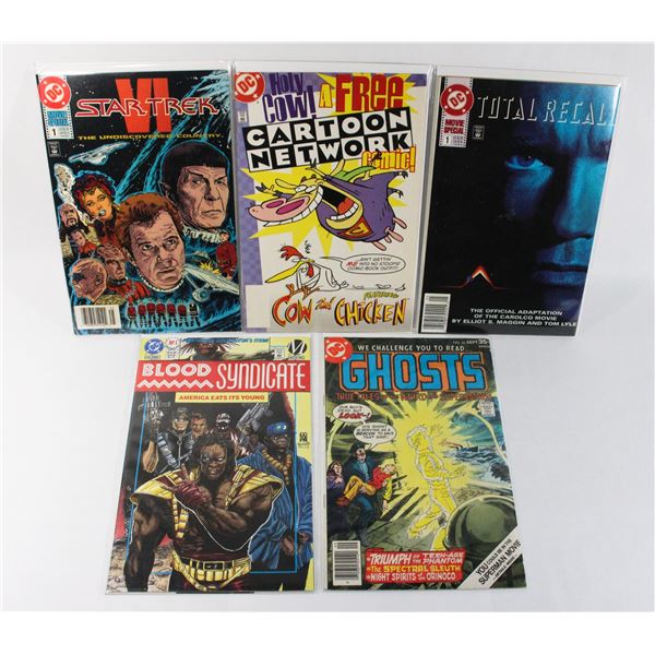 MIXED DC COMICS INCLUDING TOTAL RECALL 1 MOVIE