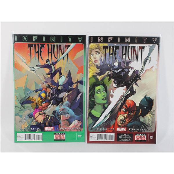 MARVEL INFINITY THE HUNT #1 + #2 2013