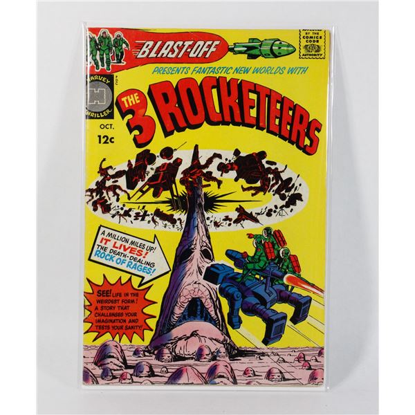 HARVEY THRILLER COMICS 3 ROCKETEERS  1965