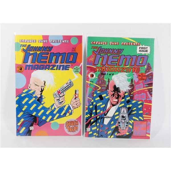 ECLIPSE COMICS JOHNNY NEMO MAGAZINE #1-#2