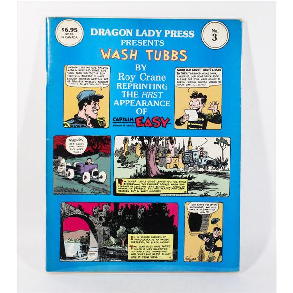 DRAGON LADY PRESS WASHTUBS #3 1986 COMIC