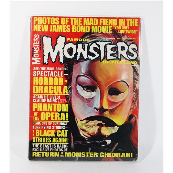 FAMOUS MONSTERS OF FILM LAND #47 NOV 1967