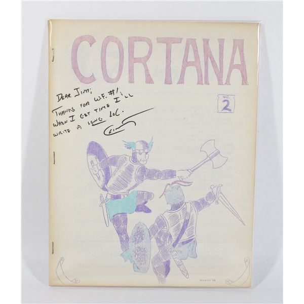 RARE SIGNED CORTANA #2 FANZINE FEB 1965