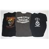 Image 1 : LOT OF 3 MEN'S FASHION BIKER MOTORCYCLE CLOTHING