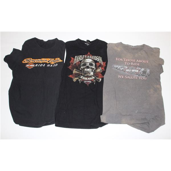LOT OF 3 MEN'S FASHION BIKER MOTORCYCLE CLOTHING