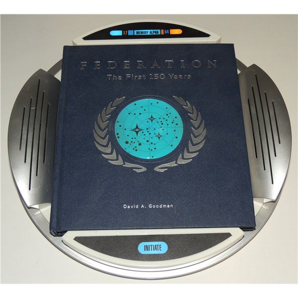 #435J STAR TREK FEDERATION FIRST 150 YEARS BOOK W/