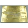 Image 3 : #435R 23 KARAT GOLD LEAF STAR TREK TRADING CARD