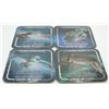 Image 2 : #435T LOT OF 16 STAR TREK DRINK COASTERS 1997 INC
