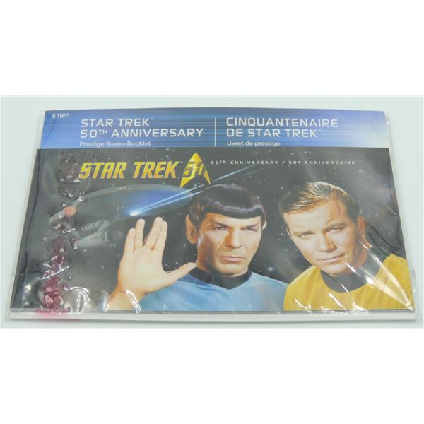 #435W STAR TREK 50TH ANNIVERSARY STAMP BOOKLET