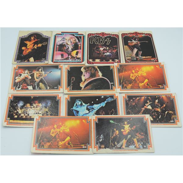 #716D LOT OF 12 1978 AUCOIN KISS CARDS ASSORTED