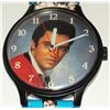 Image 3 : #716G LARGE ELVIS WALL CLOCK, SHAPED AS WRISTWATCH