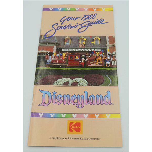 #864A DISNEYLAND 1988 SOUVENIR GUIDE KODAK