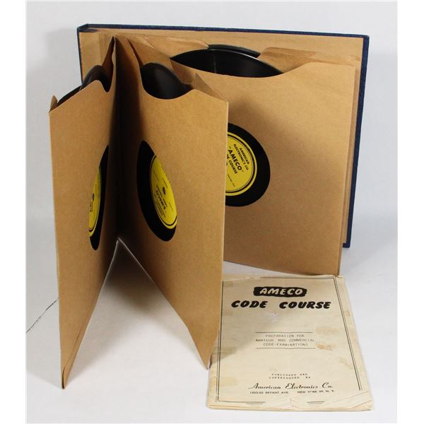 78 RECORD SET AMECO CODE COURSE 1952 W/