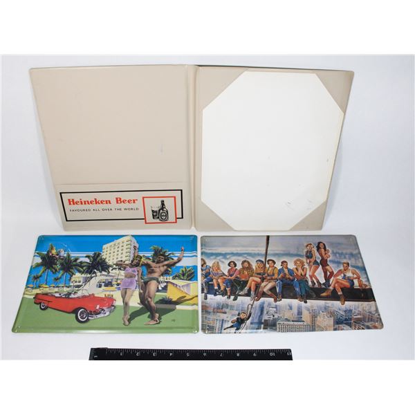 HEINEKEN BEER ADVERTISING FOLDER 1960'S, AND