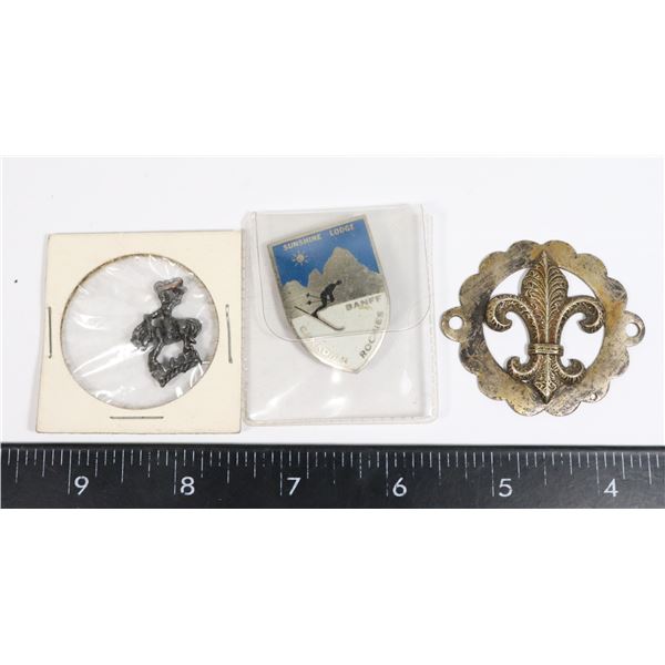 BANFF PIN SUNSHINE LODGE CANADIAN ROCKIES