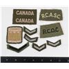 Image 1 : WW2 CANADIAN BATTLEDRESS CHEVRON INSIGNIA,