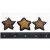 Image 1 : RCMP SERVICE BADGE STAR LOT GOLD WIRE VARIANT