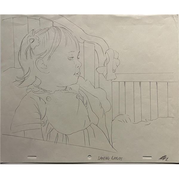 Dancing Babies original hand drawn artwork