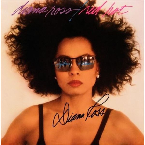 Diana Ross signed Red hot album