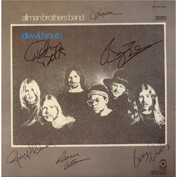 The Allman Brothers Band signed Idlewild South album